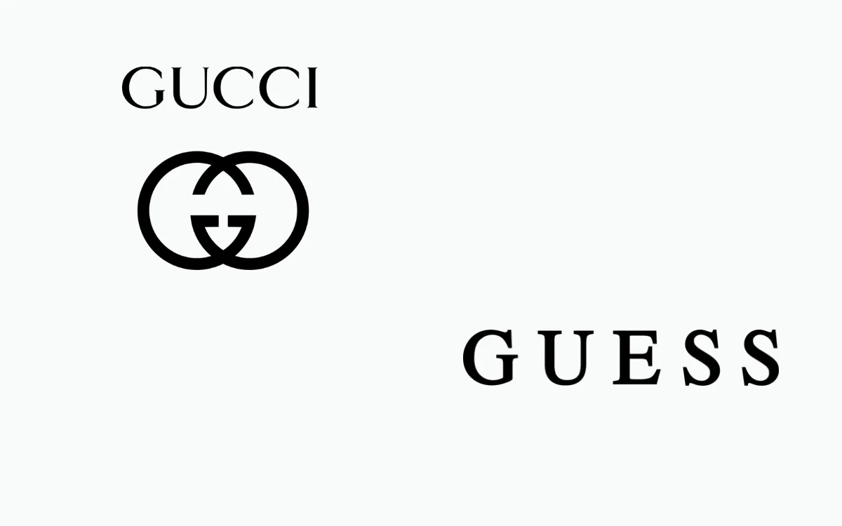 Gucci vs Guess (μονογράμματα και μοτίβα)