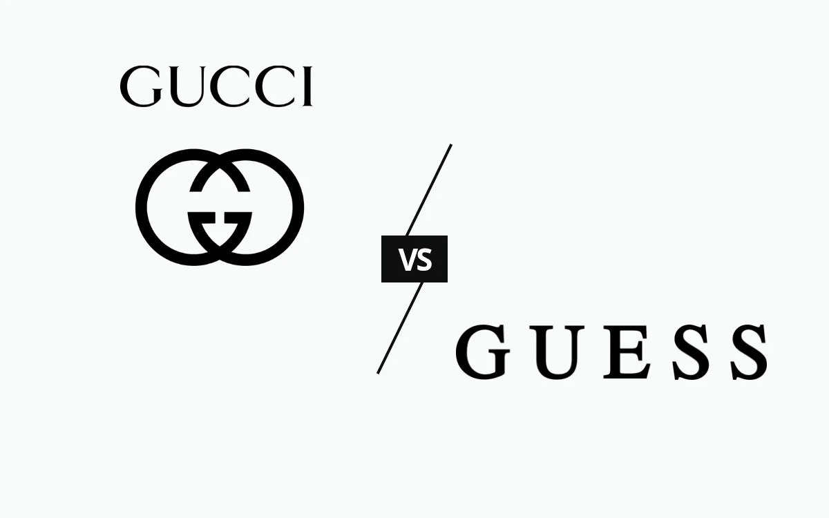 Gucci vs Guess (μονογράμματα και μοτίβα)