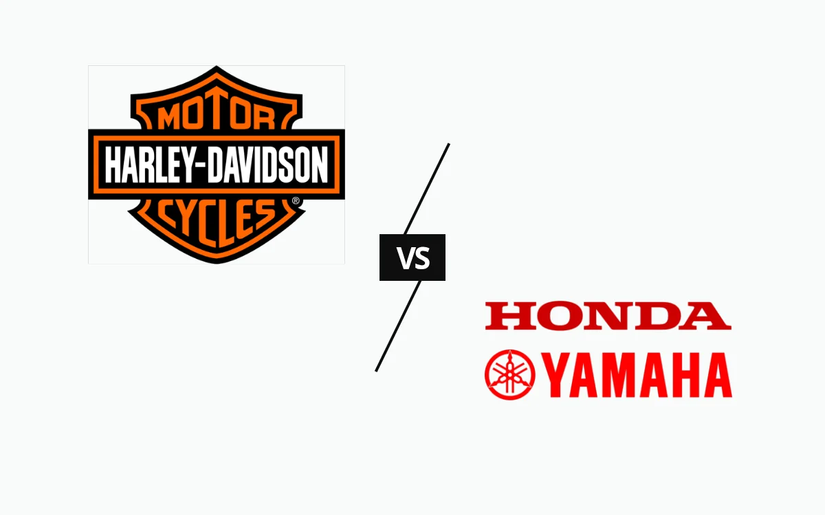 Harley-Davidson vs Honda/Yamaha (ο ήχος της μηχανής)